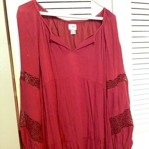 Old navy maroon dress